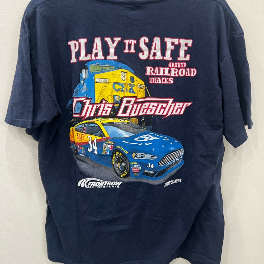 NASCAR shirt size large. Navy blue in great condition.